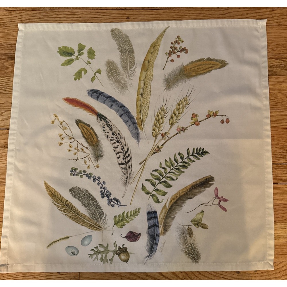 Juliska Ceramics Forest Walk Café Au Lait -22"x22"- 100% Cotton Napkin LAST ONE